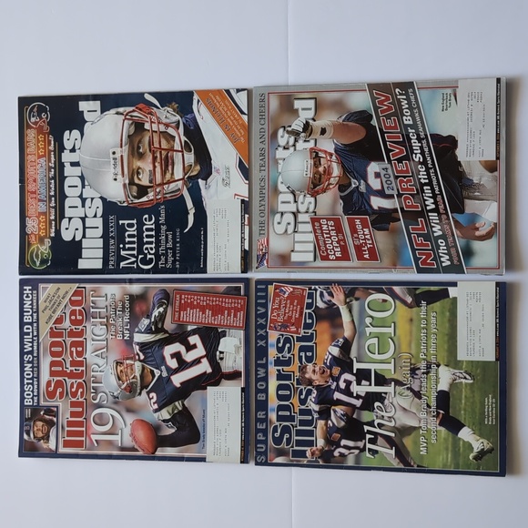 Tom Brady Cover Sports Illustrated Magazines (2002-2021), Set of 14 - Picture 4 of 9